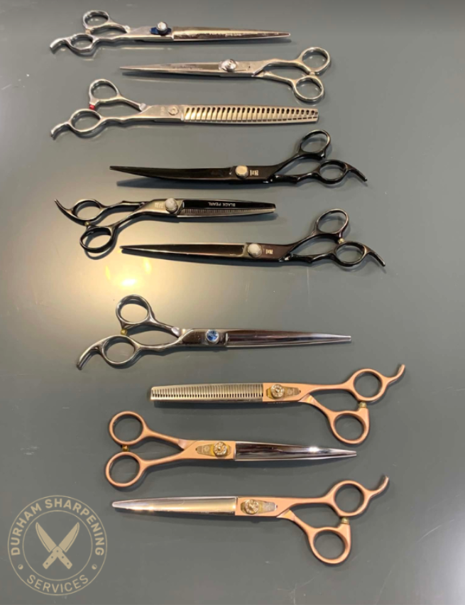 Pet grooming scissors – sharpened