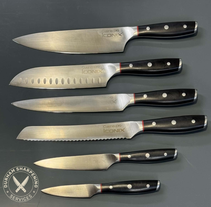 Cuisine Pro Iconix knife set – after sharpening